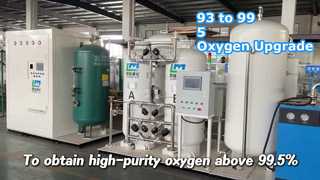 순도를 높이기 위해 장비를 교체할 필요가 없습니다! 93%는 쉽게 99.5%가 된다